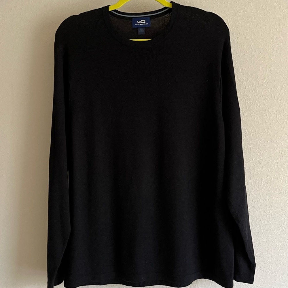 Wilke-Rodriguez Silk & cashmere blend crewneck Black Men’s sweater size M